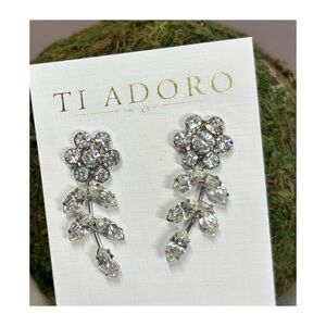 NWOT Anthropologie BHLDN TI ADORO Floral Vine Earrings